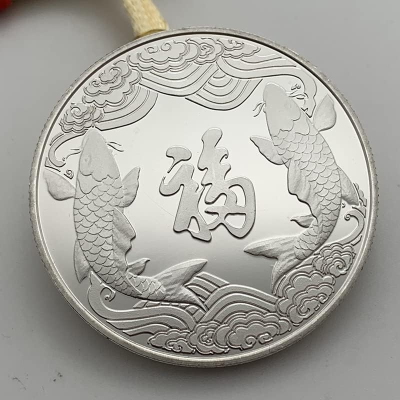 Guanyin Bodhisattva Chinesa Nanwu Amitabha Plata-Medalha Comemorativa Coleção Comemorativa Medalha Moeda Fuyu Gold Coin Coin Coin