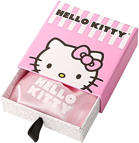 Hello Kitty 10k Brincos de Ouro - Hello Kitty Brincos com revestimento de esmalte - Jóias Hello Kitty - Acessórios
