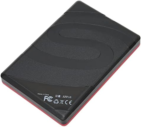 Disco rígido externo da Amonida, HDD externo 2.5in vermelho anti -impressão digital de 6 Gbps Tecnologia
