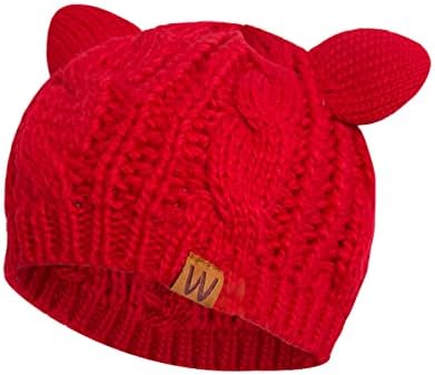 Wapables® Winter Warm Cable Knit Cat Orends Beanie