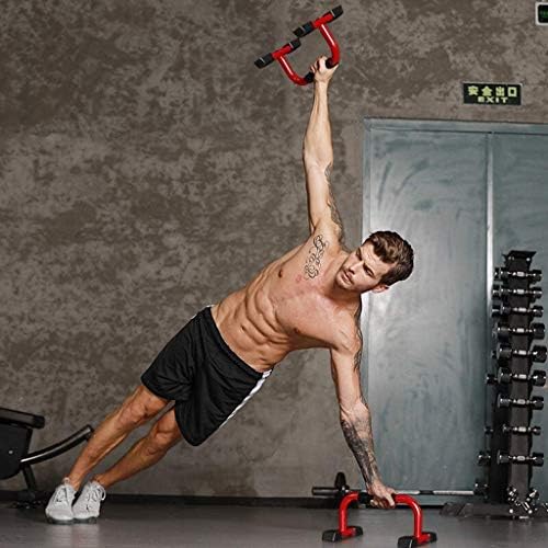 Suporte de flexão tfiiexfl, tipo h tipo de exercício de exercício de fitness Equipamento de fitness tipo de espuma dos músculos do braço para homens e mulheres, vermelho