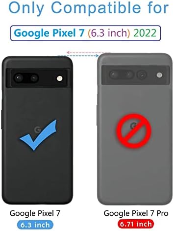 Caso de Taneny para o Google Pixel 7, estojo de carteira de couro PU de luxo com suporte para bloqueio de bloqueio RFID Kickstand fechamento