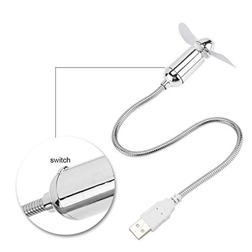 Fã USB portátil seguro de baixa energia economia mini ventilador de ar de resfriamento USB flexível para o computador de laptop