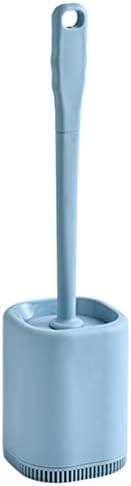 Brush e suporte do vaso sanitário do Doitool para o banheiro do banheiro e do suporte de higiene longa com alça de vaso sanitário com base no vaso sanitário escova macia em casa Banheiro de limpeza de hotéis acessórios