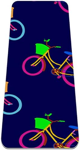 Siebzeh Bicicleta Padrão de bicicleta Premium premium de ioga grossa MAT ECO AFOMICE AMPLICAÇÃO DE RORBO