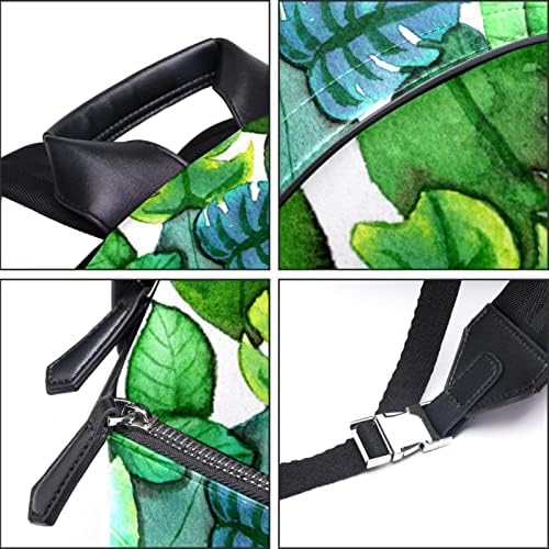 TBOUOBT CALEIRA MECHING LAPTOP LAPTOP CASUAL PARA MENINAS MENINAS MENINAS, Aquarela Tropical Leaf Green