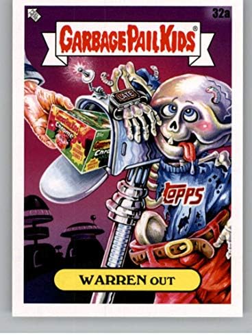 2020 Topps Garbage Bail Kids 35th Anniversary Series 232A Warren Out Trading Card