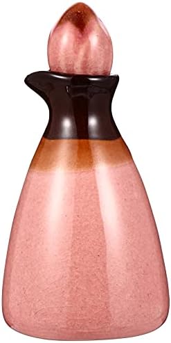 Oitto - óleos essenciais de cerâmica difusor refilável garrafas de amostra de amostra de amostra rosa