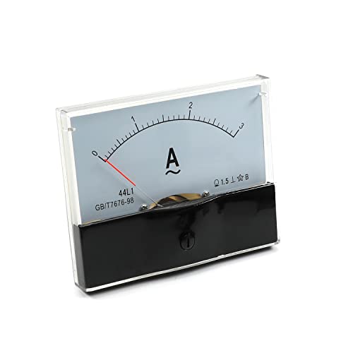 FILECT AC 0-3A Painel de corrente analógica 44L1 Medidor de medidores de amperdício 1.5 Precisão para testador de medição de circuito automático