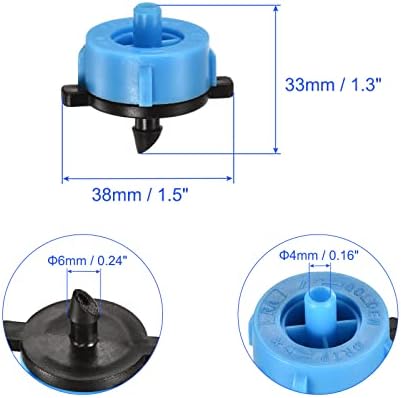 M METERXADA 30 PACK PRESSÃO DRIPPERAÇÃO - Irrigação de jardim, mantenha o fluxo constante e o emissor de gotejamento, aplique no gramado