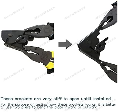 Mechwares- dobráveis ​​dobráveis ​​de suporte de suporte de suporte de backets e suporte de pernas de canto- Para dobrar