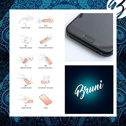 Protetor de tela Bruni Compatível com filme de protetor SmartLab Sprint ng, filme de proteção cristalina