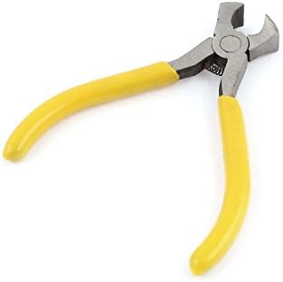 Aexit amarelo não-sli-p braçadeiras PVC Cuttador de arame de arame de arame de punho de punho de punho de punho de punho de arremesso