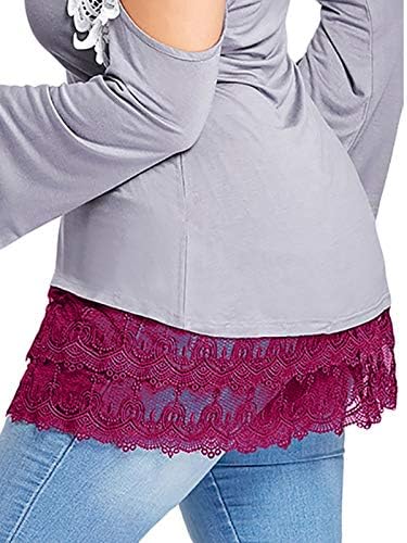IIUs camisetas tshirts extensor mulheres camadas de camada falsa camisa de varredura inferior de meia comprimento Mini -saia Extender top para leggings