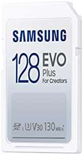 Samsung evo mais tamanho completo 128 GB SDXC Card 130MB/s Full HD & 4K UHD, UHS-I, U3, V30