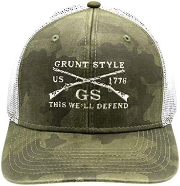 Grunt estilo gs bordado com chapéu de logotipo