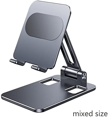 Telefone celular A altura do ângulo de altura do telefone ajustável Stand para uma mesa de espessura, suporte para telefone