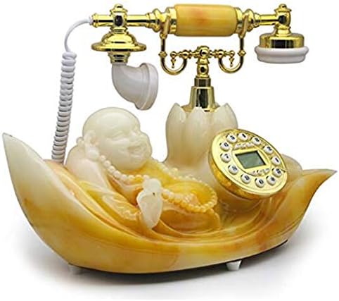 KXDFDC Retro Telefone Linear Limpo Clear Telefone Antigo Telefone Retro com tela Adequada para decoração de casa e escritório