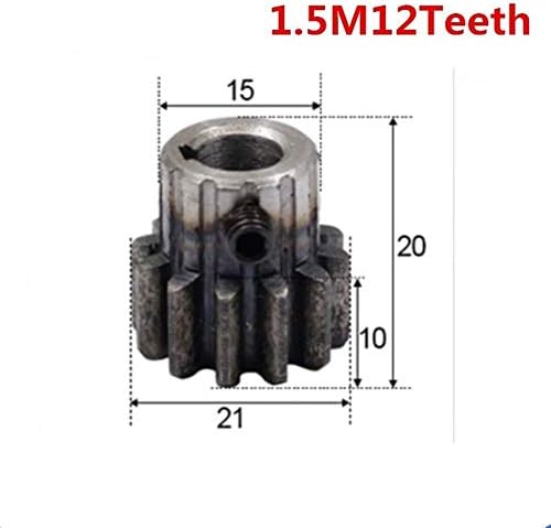 Acessórios para homens da montanha 2pcs Tanchamento de dente pinhão de engrenagem de dente 1,5m 12t 1.5 Rack de engrenagem mod 12 dentes