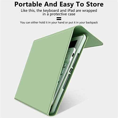 Caixa de tablet JDDRUS, caixa do teclado para iPad 9.7 2017/2018 CASE COM PREVELO PARA LÁPIS para iPad 9,7 polegadas