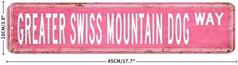 Greater Swiss Mountain Dog Metal Metal Sign Greater Swiss Mountain Cog Sign Greater Swiss Mountain Dog Custom Sign Cão