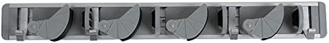 JSMASTER PAINEL PAINEL TOLTE MOP MOP Organizador de armazenamento montado na parede com 4 slots ajuste 4/5-1 1/4 polegada