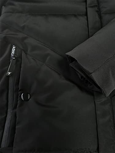 Jaquetas de jaqueta masculina para homens Men Patch Detalhe Térmico forro com capuz de capuz