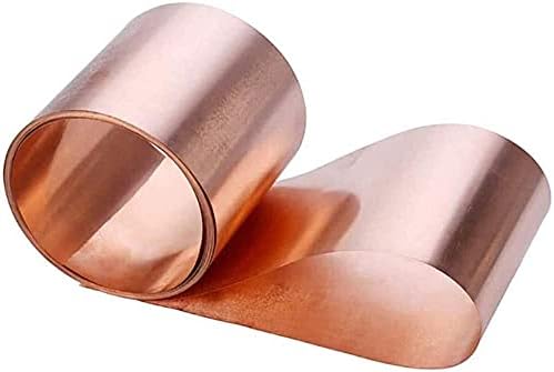 Nianxinn Folha de cobre Placa de cobre de cobre de cobre roxo Fina de folha de cobre para artesanato diy