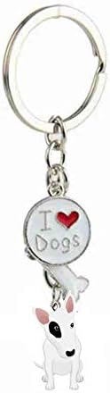 AOXSTNO AMAR CANTHCHANCHAIN ​​DOG ID Tags Love Pingnder Puppy Key-Ring Para um ótimo presente para um amante de cães Condolências