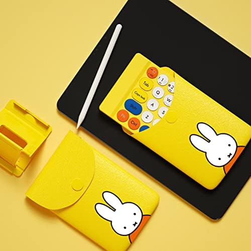 Teclado dobrável e miffy, teclado Bluetooth dobrável de 3,5 mm, teclado dobrável sem fio Bluetooth mais leve e mais fino