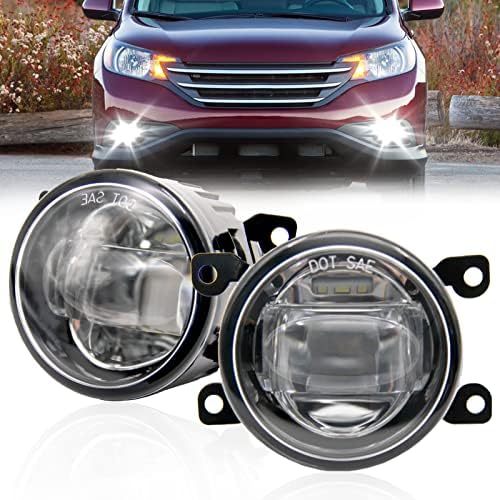Rapoosanos LED de LED de nevoeiro Lâmpadas Lâmpadas de montagem Kit para Xterra fronteira sentra pathfinder Ford Explorer Fiesta