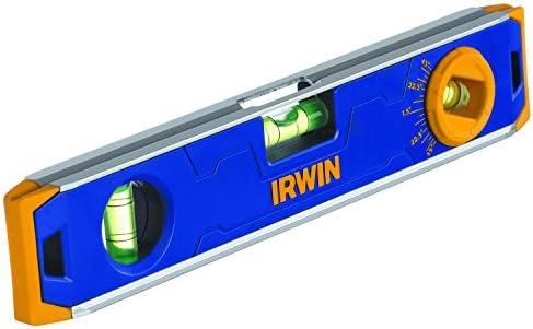 Nível de Irwin, I-Beam, 48 polegadas, Blue & Tools 150 Nível de torpedo magnético, 9 polegadas, azul