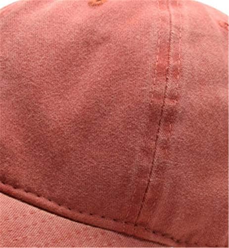 Andongnywell Chapéus de algodão vintage lavados homens homens de baixo perfil boné de beisebol twill stain ajustável chapéu