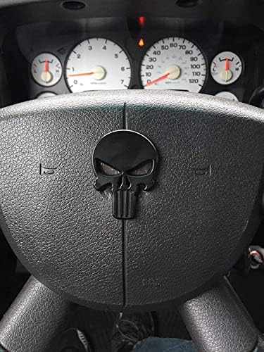3D Metal Skull Punisher emblema Adesivo 2, carros adornam adesivos de adesivo de metal para carros, caminhões, motocicleta,