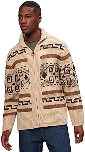 Pendleton, suéter Westerley original masculino, bronzeado/marrom, médio