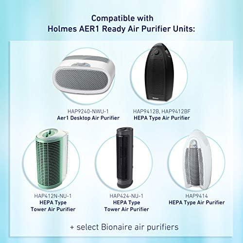 Holmes hapf300ahd-u4r-2 filtro de purificador de ar, 2 contagem