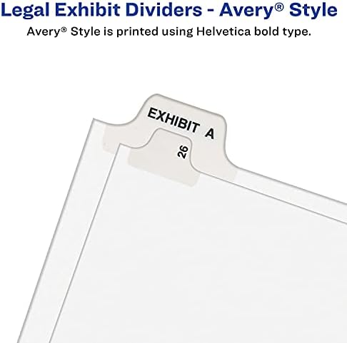 AVE01338 - Avery Avery Avery Legal Legal Side Divider