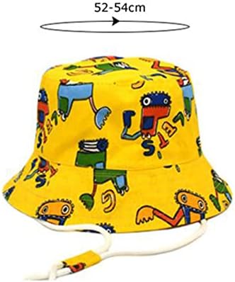 Crianças, chapéus de sol ajustável de queixo solar chapéus de verão chapéu de sol fofo desenho animado ao ar livre toninho