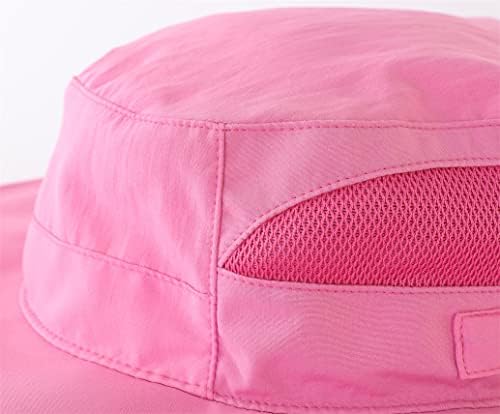 Connectyle feminino upf 50+ safari chapéu de sol respirável na proteção UV Chapéu de pesca