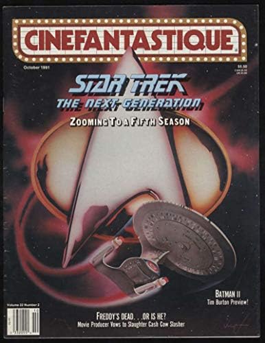 Cinefantastique Vol 222 de outubro de 1991 Star Trek tng the Next Generation Magazine