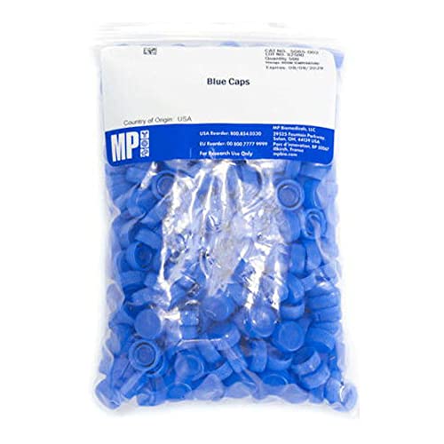 MP Biomedicals 115065002 Tampa de parafuso com O-ring para tubos de fastprep de 2 ml, azul
