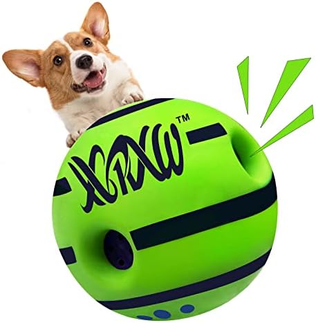 3.46in Wobble Giggle Dog Toy Ball, Interactive Squeaky Pet Supplies Toys, Giggle Sound Funny Atrair atenção de cachorro,