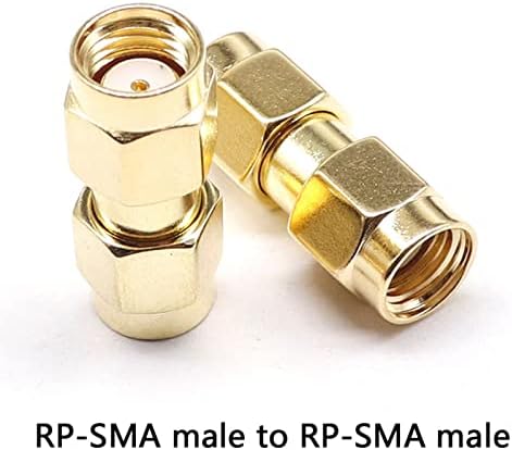 Koford RP SMA Male feminino para RP SMA Adaptador feminino RF Coaxamento Coaxing Conversor de conector de barril de porca 1pcs