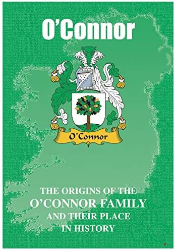 I Luv Ltd O'Connor Irish Family Nome Historet Livroleto cobrindo a origem deste nome famoso