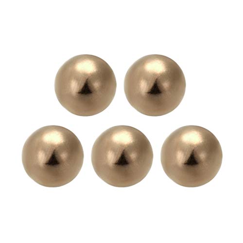 UXCELL 12mm Precision Solid Brass Rololing Balls 5pcs