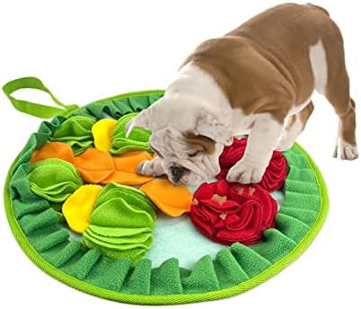 Wishlotus slip-free snuffle tapete com corda pendurada, tapete de funito para cães consumem energia e aliviam o estresse, tapa