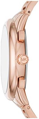 Michael Kors Janelle Chronógrafo Rose Rose Gold Tone Stainless Watch Mk7108