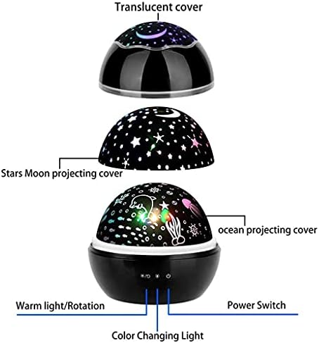 Nizyh Baby Night Light Projector Starry Sky Star Mestre Rotativo Lâmpada Noturna Luz de Natal