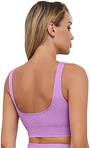 JetJoy Biker Sets Short Sets Mulheres 2 peças Roupa de ioga com nervuras Sport Bra High Chaist Surfos de treino