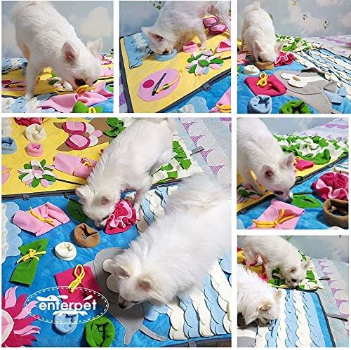 Cã -cão cama de cachorro amarelo cão cheirando suprimentos de treinamento para cães de estimação alivia a almofada de